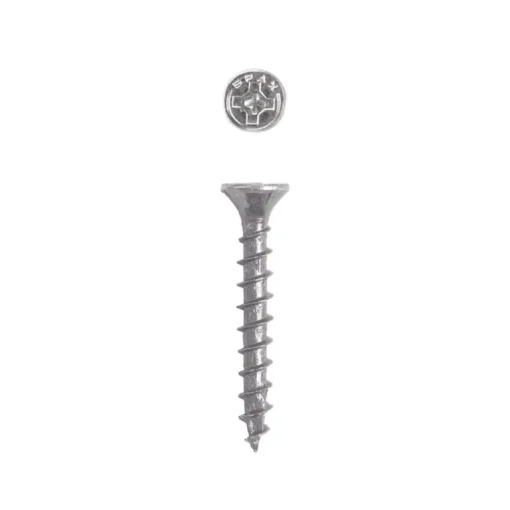 SPAX No. 6 x 1 in. L Phillips/Square Flat Head Zinc-Plated Steel Multi-Purpose Screw 40 each
