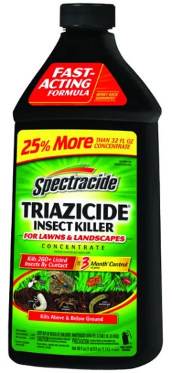 Spectracide Triazicide Insect Killer Liquid Concentrate 40 oz. for Lawn-Invading Insects