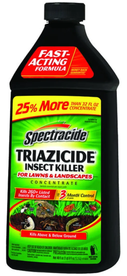 Spectracide Triazicide Insect Killer Liquid Concentrate 40 oz. for Lawn-Invading Insects