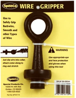 SpeeCo Wire Gripper Black