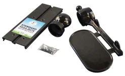 SpinDigger 20 in. H x 15 in. W Black Aluminum Mailbox Mounting Kit
