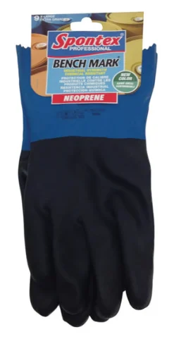 Spontex Bench Mark Neoprene Cleaning Gloves XL Black 1 pk