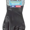 Spontex Technic 420 Latex/Neoprene Cleaning Gloves XL Black 1 pk