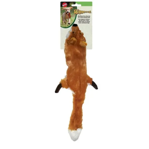 Spot Skinneeez Brown Plush Fox Dog Toy Large 1 pk