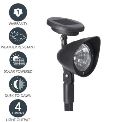 SPOTLIGHT SOLAR LED 4LUM