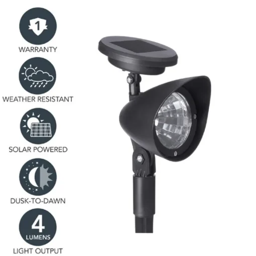 SPOTLIGHT SOLAR LED 4LUM