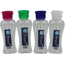 Sprayco D-297 3 Oz Clear Dispenser Bottle With Cap Assorted Colors (Pack of 48)