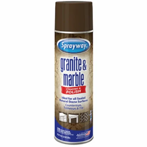 Sprayway Clean Scent Granite and Marble Cleaner Foam Spray 19 oz.