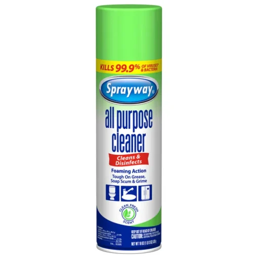 Sprayway Fresh Scent All Purpose Cleaner Aerosol 19 oz. (Pack of 6)