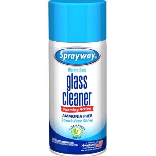 Sprayway Fresh Scent Glass Cleaner 6 oz Foam (Pack of 12).