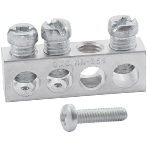 Square D 200 amps 120/240 V 4 space 3 circuits Combination Mount Ground Bar Kit