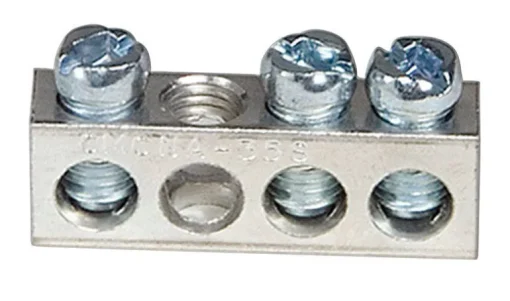 Square D 200 amps 120/240 V 4 space 3 circuits Combination Mount Ground Bar Kit
