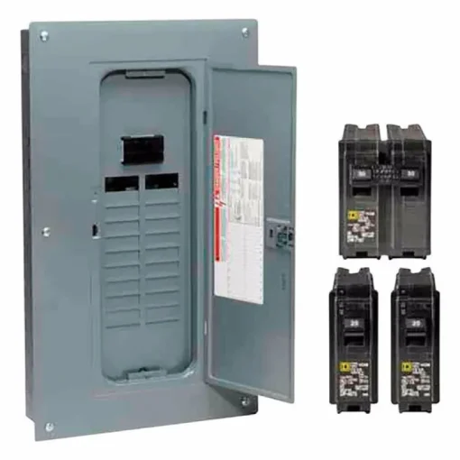 Square D 100 amps 120/240 V 20 space 40 circuits Combination Mount Load Center Main Breaker Kit