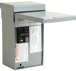 Square D 50 amps 120/240 V 2 space 4 circuits Bolt-On Mount Main Lug Load Center