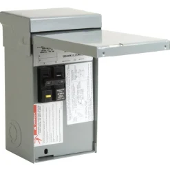 Square D 50 amps 120/240 V 2 space 4 circuits Bolt-On Mount Main Lug Load Center