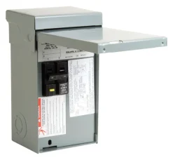 Square D 50 amps 120/240 V 2 space 4 circuits Bolt-On Mount Main Lug Load Center