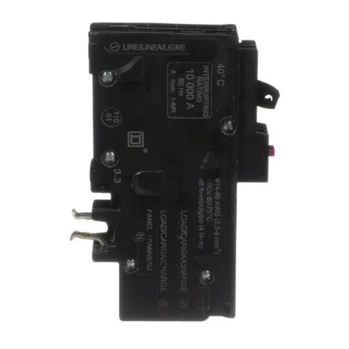Square D 20 amps Arc Fault/Ground Fault Single Pole Circuit Breaker