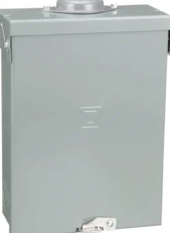 Square D HomeLine 100 amps 120/240 V 6 space 12 circuits Wall Mount Main Lug Load Center