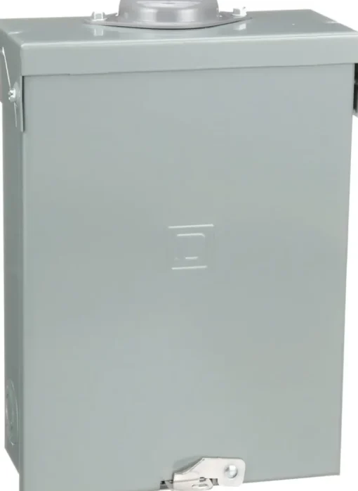 Square D HomeLine 100 amps 120/240 V 6 space 12 circuits Wall Mount Main Lug Load Center