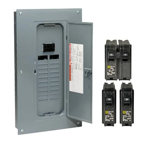 Square D HomeLine 100 amps 120/240 V 20 space 40 circuits Combination Mount Main Breaker Load Center