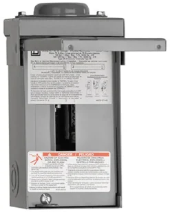 Square D HomeLine 70 amps 120/240 V 2 space 4 circuits Wall Mount Main Lug Load Center