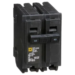Square D HomeLine 40 amps Surge 2-Pole Circuit Breaker