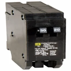 Square D HomeLine 30 amps Tandem Single Pole Circuit Breaker
