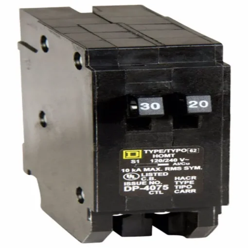 Square D HomeLine 30 amps Tandem Single Pole Circuit Breaker