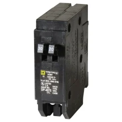 Square D HomeLine 30 amps Tandem Single Pole Circuit Breaker