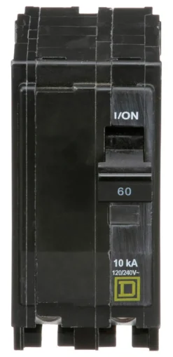 Square D QO 60 amps Plug In 2-Pole Circuit Breaker