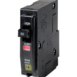 Square D QO 30 amps Plug In Single Pole Circuit Breaker