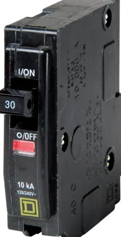 Square D QO 30 amps Plug In Single Pole Circuit Breaker