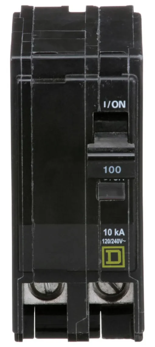 Square D QO 100 amps Plug In 2-Pole Circuit Breaker