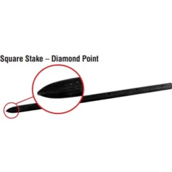 SQUARE STAKE STEEL 24"L