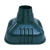 SquareFoot Plastic 2 cu. ft. Concrete Volume Footing Forms 16.6 H x 22 W x 22 L x 10 Dia. In.