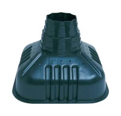 SquareFoot Plastic 2 cu. ft. Concrete Volume Footing Forms 16.6 H x 22 W x 22 L x 10 Dia. In.