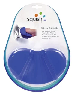 Squish Blue Silicone Pot Holder 1 pk