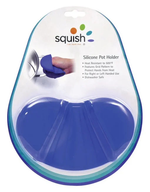 Squish Blue Silicone Pot Holder 1 pk