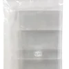 Stack-On 4-1/4 in. L x 1 in. W x 4-1/4 in. H Drawer Dividers Plastic 16 compartment Clear