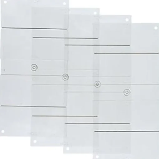 Stack-On 4-1/4 in. L x 1 in. W x 4-1/4 in. H Drawer Dividers Plastic 16 compartment Clear