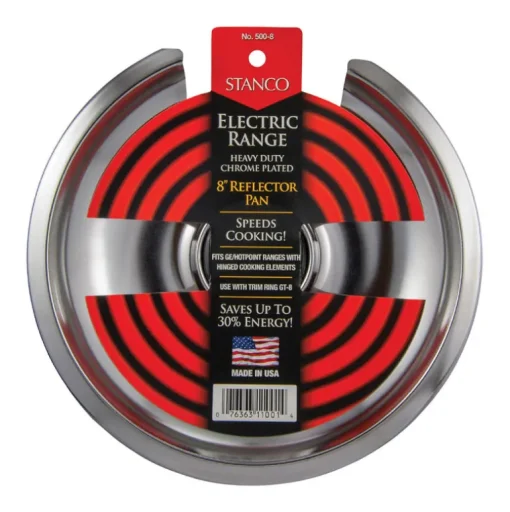 Stanco Chrome Plated Reflector Pan 8 in. W