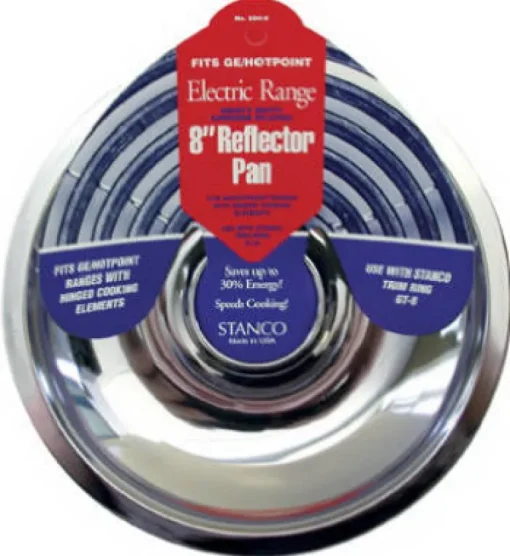 Stanco Chrome Plated Reflector Pan 8 in. W