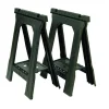 Stanley 32 in. H X 22-1/2 in. W X 5 in. D Folding Sawhorse 800 lb. cap. 2 pc