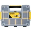 Stanley SortMaster 8.5 in. W X 2.9 in. H Storage Organizer Plastic 8 compartments Black/Yellow