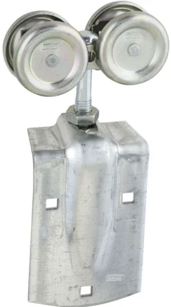 Stanley Steel Bright Zinc 225 lbs. Capacity Rigid Door Strap Hangers for Box Rail