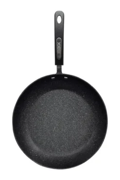 Starfrit The Rock Aluminum Fry Pan 9-1/2 in. Black