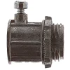 Steel City 1/2 in. D Die-Cast Zinc Compression Connector For EMT 1 pk
