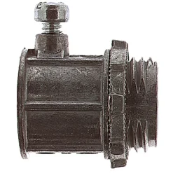 Steel City 1/2 in. D Die-Cast Zinc Compression Connector For EMT 1 pk