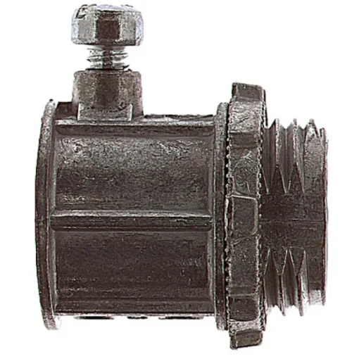 Steel City 1/2 in. D Die-Cast Zinc Compression Connector For EMT 1 pk