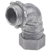 Steel City 1/2 in. D Die-Cast Zinc 90 Degree Compression Connector For EMT 1 pk